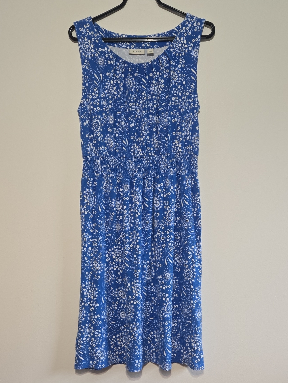 L.L. Bean Smocked Waist Dress